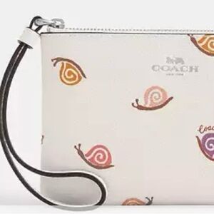 Coach wristlet snail